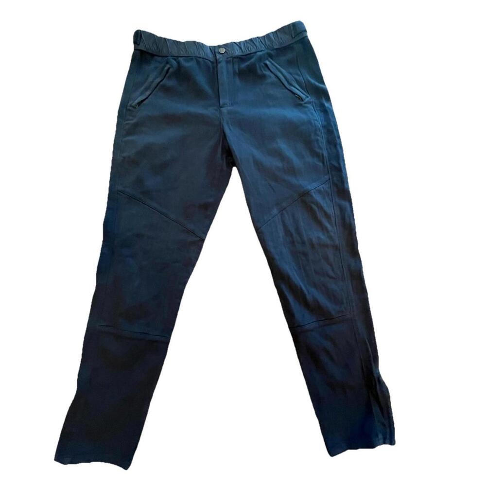 James Pearce Women’s Twill Tapered Pants Navy Blue Sz 2